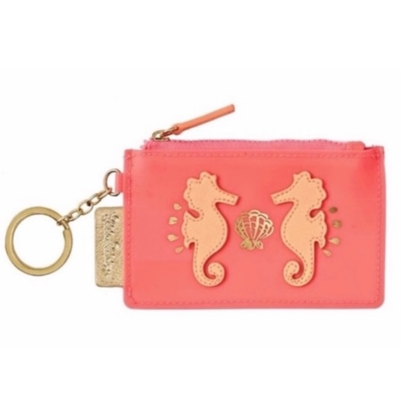 Lilly Pulitzer Accessories - Lilly Pulitzer Jelly Seahorse Coin Case-Tiki Pink